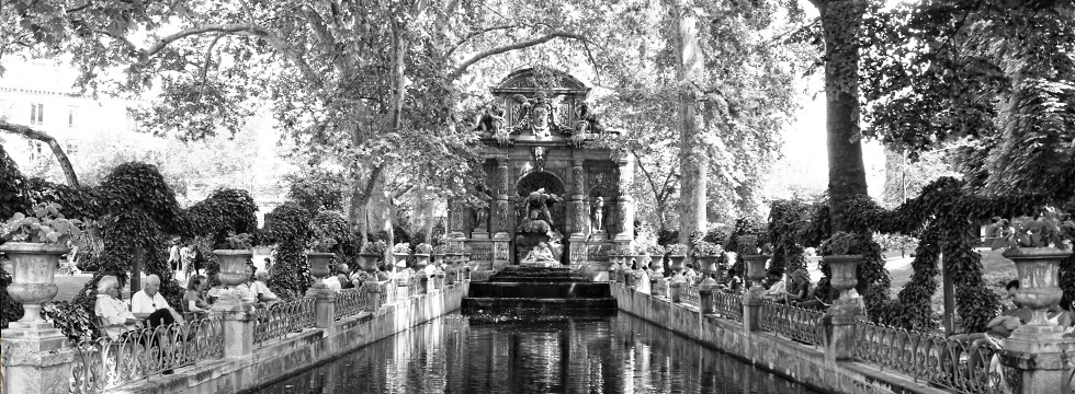 balade photo : jardin du Luxembourg, fontaine de Médicis 